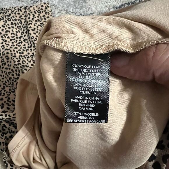 AFRM Leopard Animal Print Mesh Knee Length Skirt Size Small - Picture 12 of 14